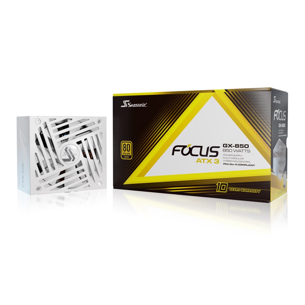 시소닉 NEW FOCUS V4 GX-850 GOLD 풀모듈러 ATX3.1 (화이트)